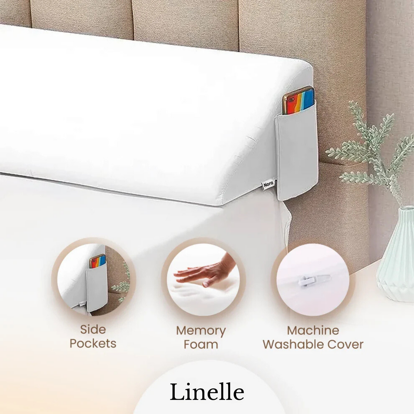 Linelle Wedge Pillow